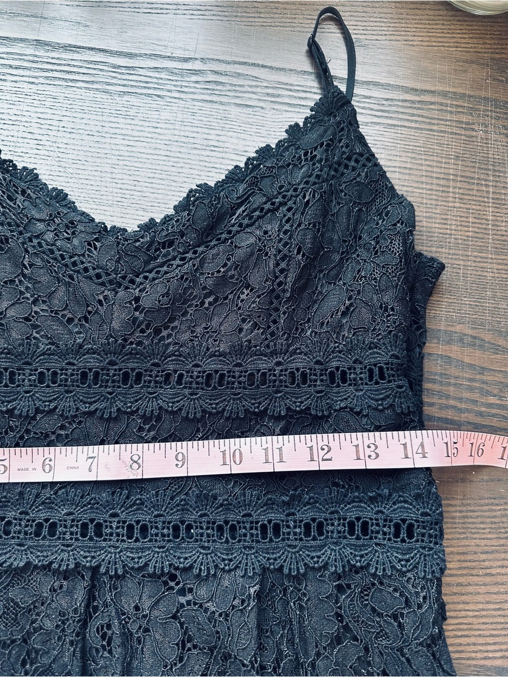 Black Lace Strapless Evening Dress Whimsigoth Witchy Date Night Cocktail Party - Picture 7 of 11